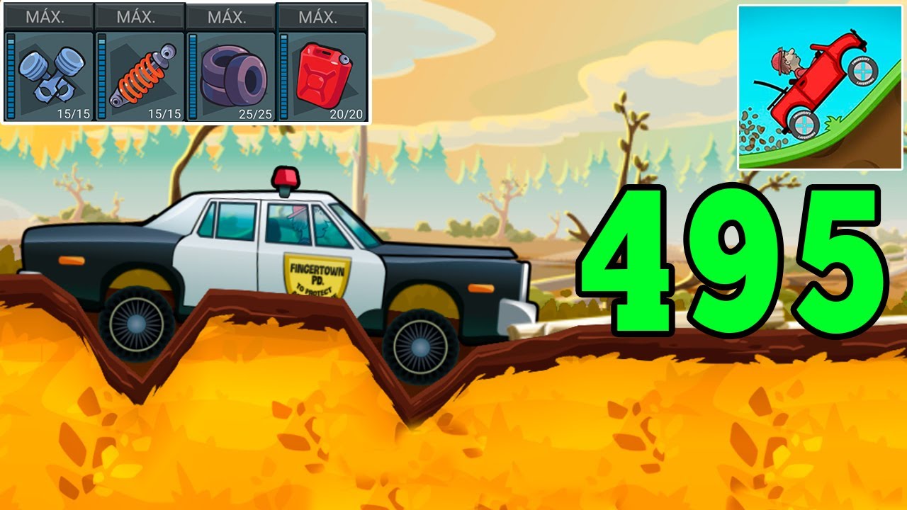 Hill Climb Racing - POLICE CAR in BOGLAND - Gameplay Walkthrough Part 495 (Android,iOS)