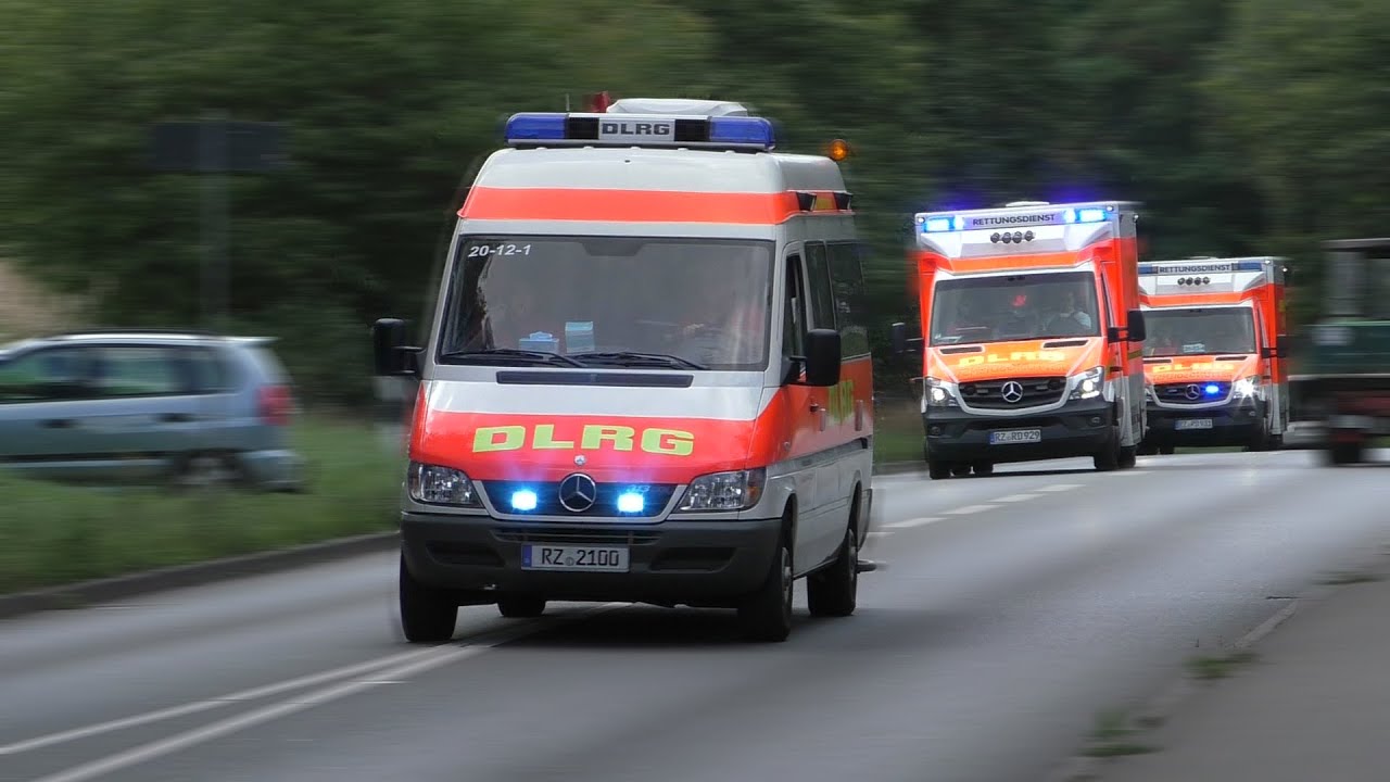 [MANV nach Brand in Seniorenheim] Einsatzfahrten zur Großübung in Alt-Mölln