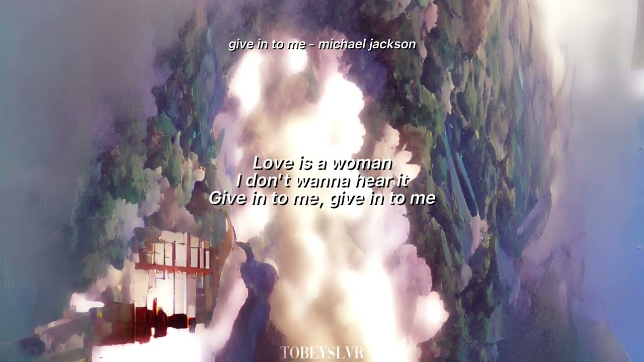 michael jackson - give in to me (sped up)
