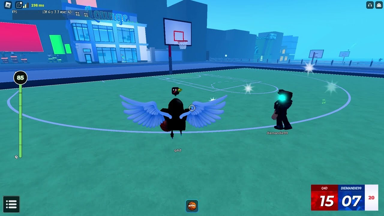 PLAYING HOOPZ BUT I CAN ONLY SHOOT 360s (Roblox Hoopz)