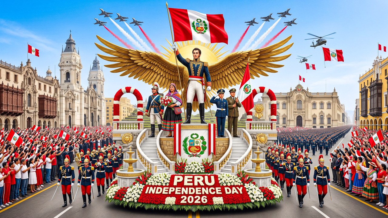 🇵🇪 Dzień Niepodległości Peru 2026 | Wielkie Obchody Narodowe, Te Deum i Parada w Limie | Całe wyda