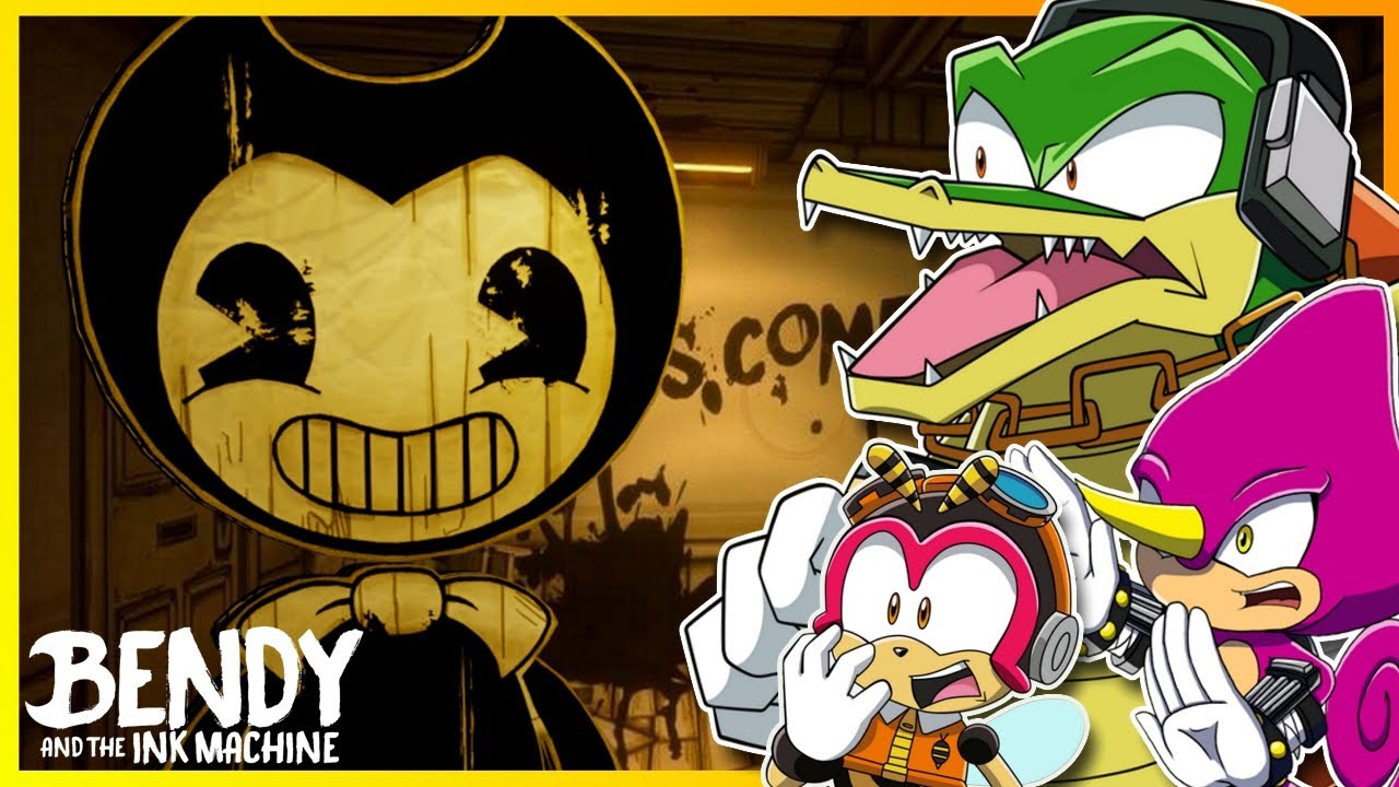 ПОМОГИТЕ НАМ! - Команда Chaotix играет в Bendy and the Ink Machine (Часть 1)