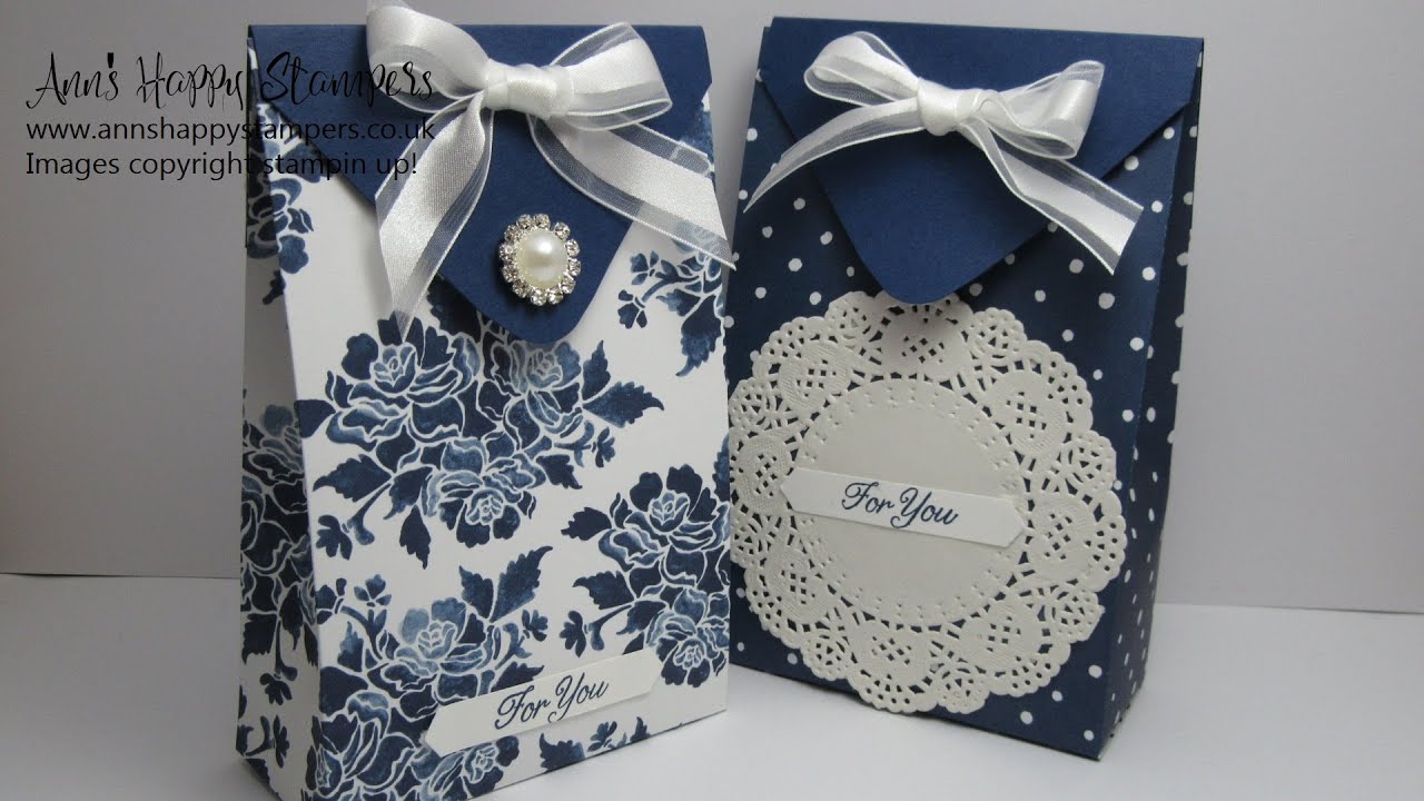 Stampin Up! UK, Beautiful Floral Boutique Gift Bag