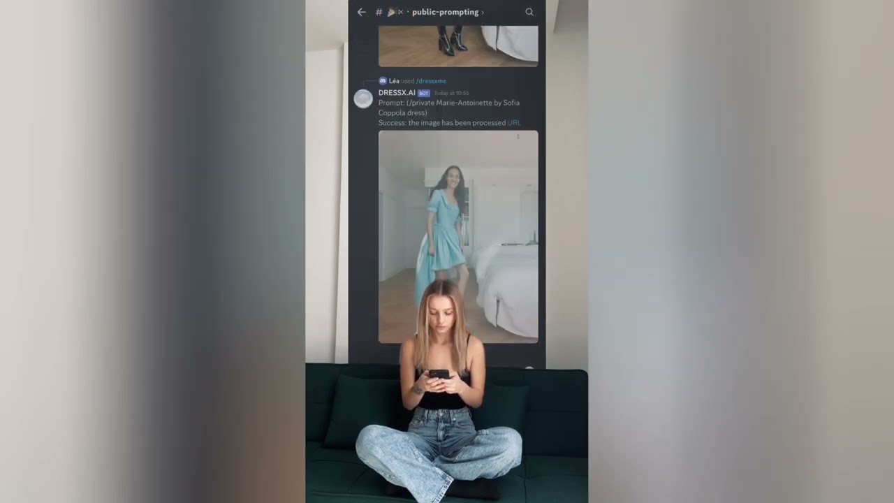 How to use text prompts to create fashion with DRESSX Generative AI