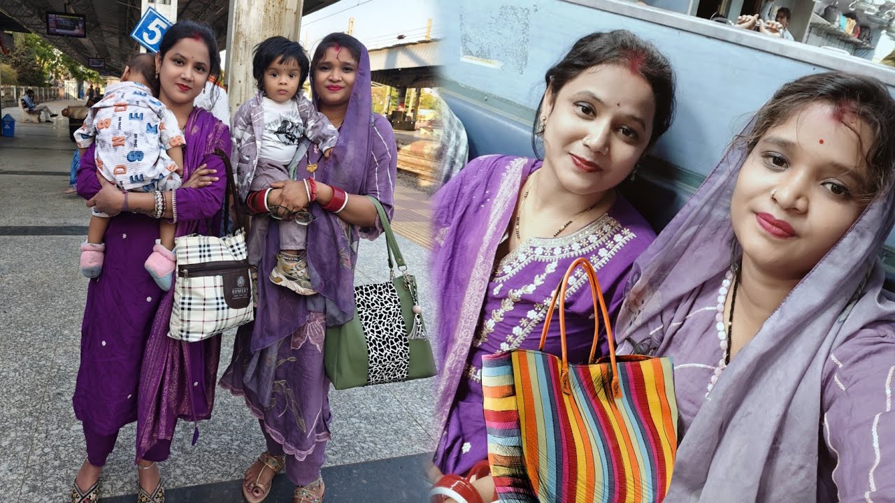 दोनों देवरानी जेठानी कहा जा रहे.. 🛍️🚌