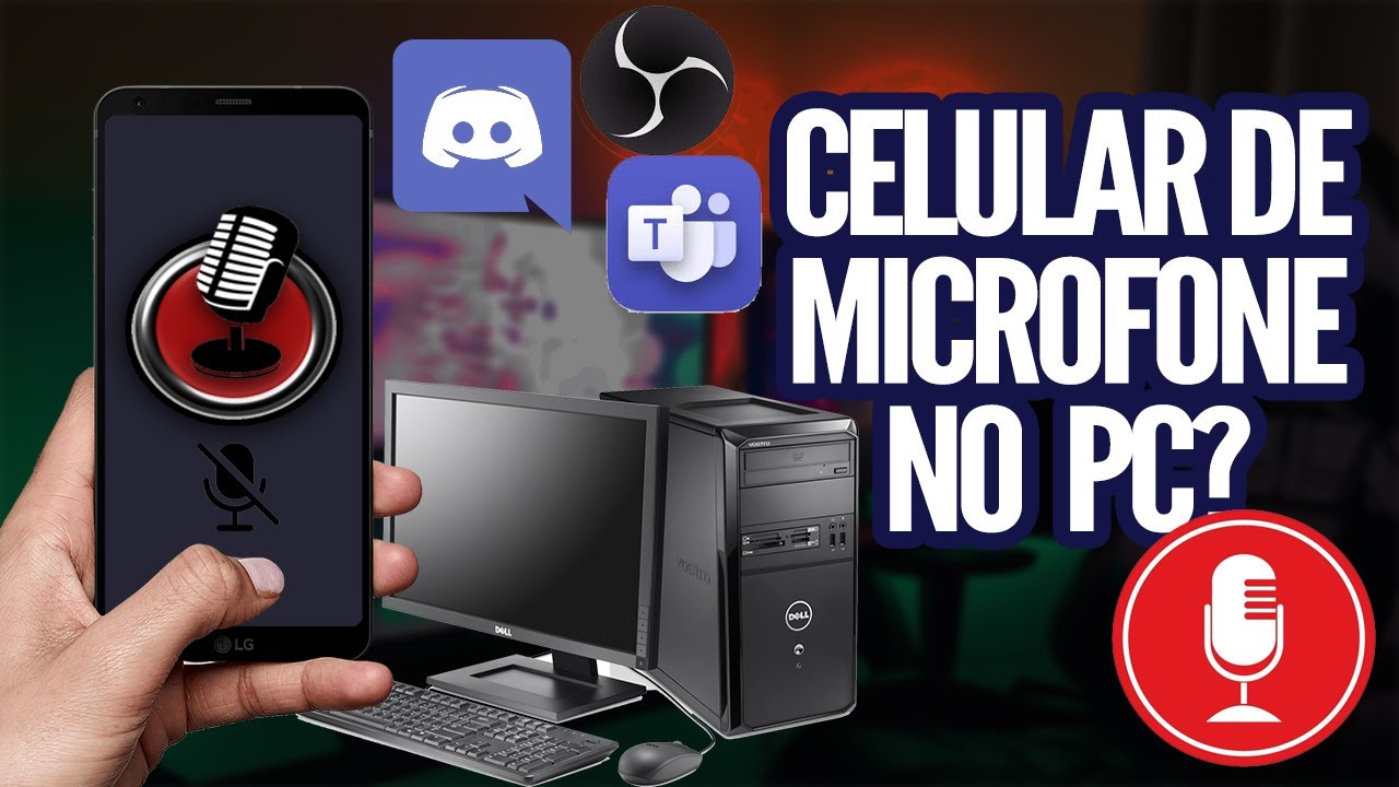 CELULAR COMO MICROFONE NO PC!! (SEM FIO)