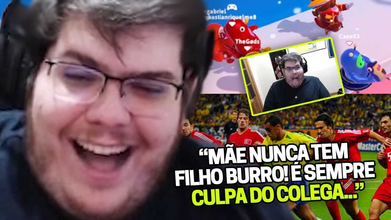 CASIMIRO QUANDO JOGA FALL GUYS COM OS AMIGOS É A VOLTA DA QUINTA-SÉRIE | Cortes do Casimito