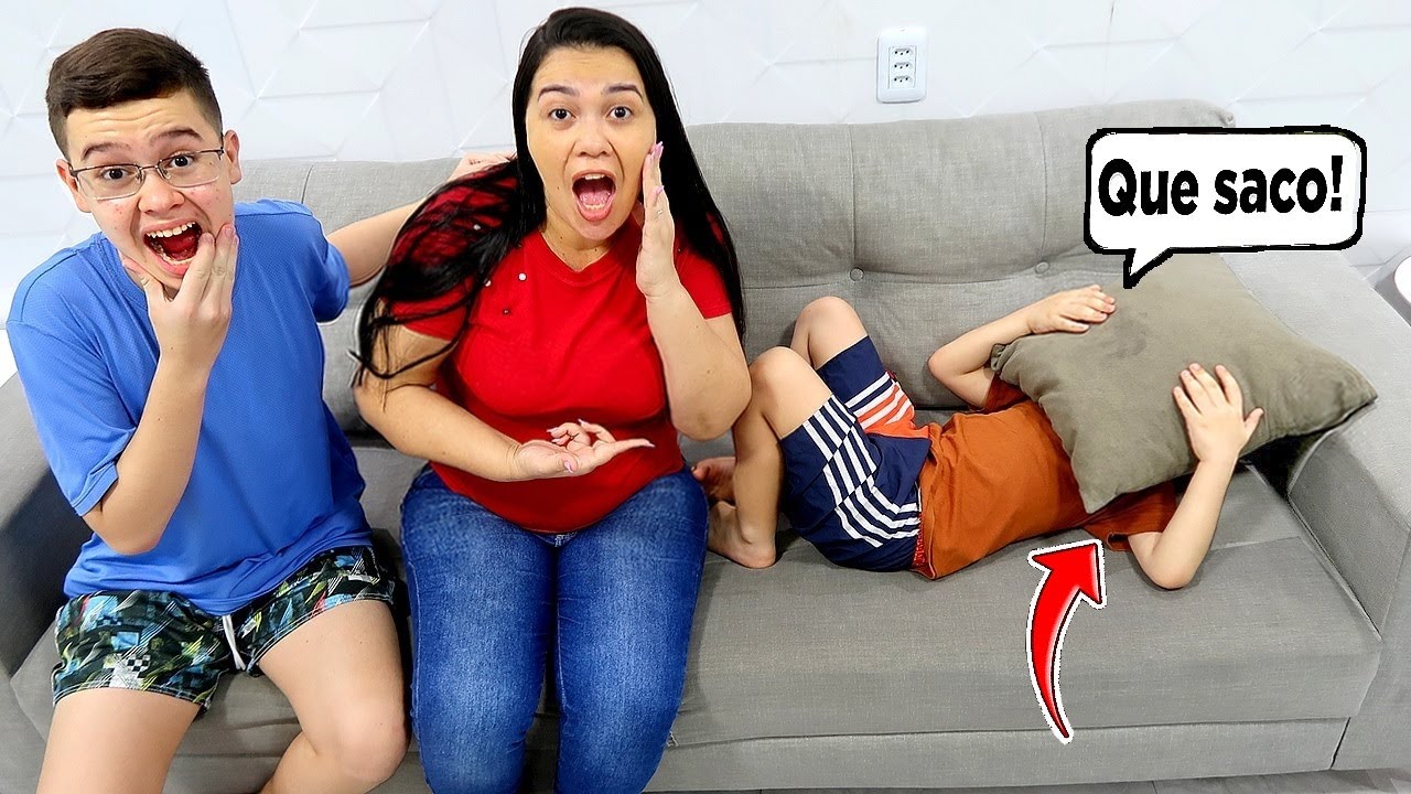 O GABRIEL NÃO QUERIA ACORDAR E FICOU MUITO IRRITADO !!
