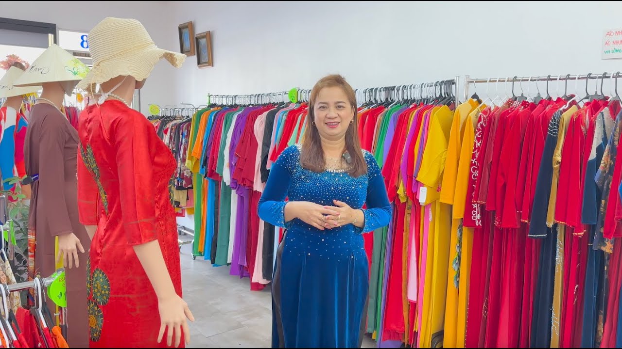 Vlog 316: MẪU ÁO DÀI NHUNG, ÁO DÀI VOAN  KẾT CƯỜM 6/11/2024 #dungcaliusa #aodai