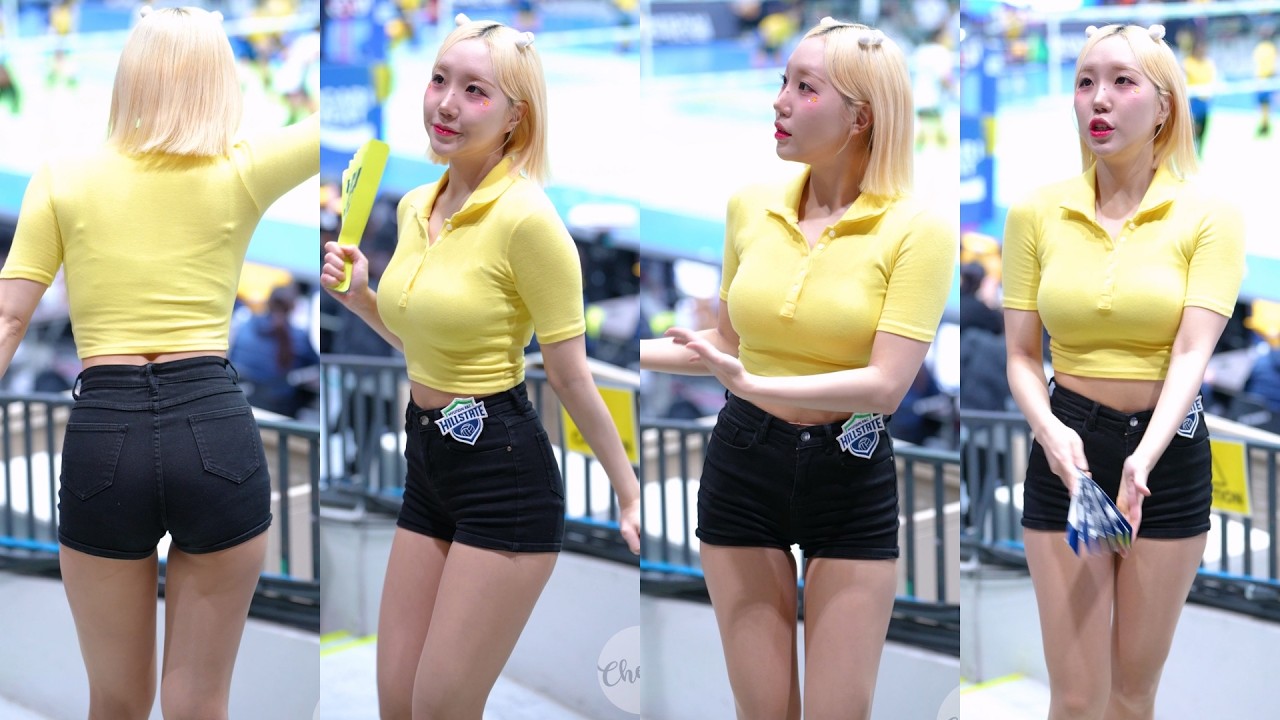 [4K] 몸매 난리난 박성은 치어리더 직캠 朴星垠 Park SungEun Cheerleader fancam 250211