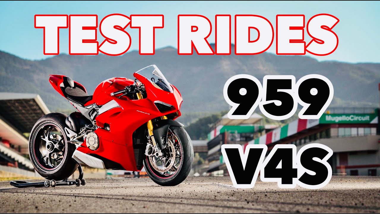 2019 Ducati 959 and 2019 Ducati V4S Test / First Ride Impressions (Mind Blown... POOF!!)
