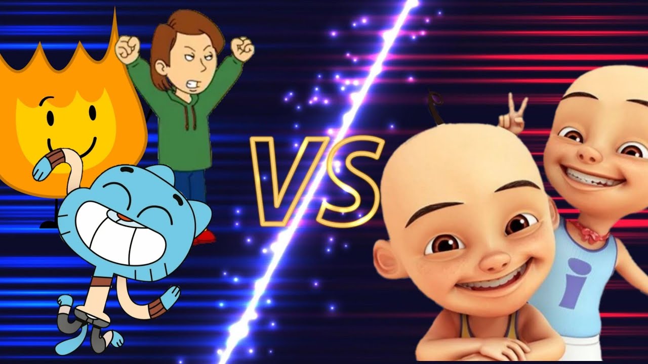 MUGEN (Requested)- Firey, Boris & Gumball Vs Upin Ipin