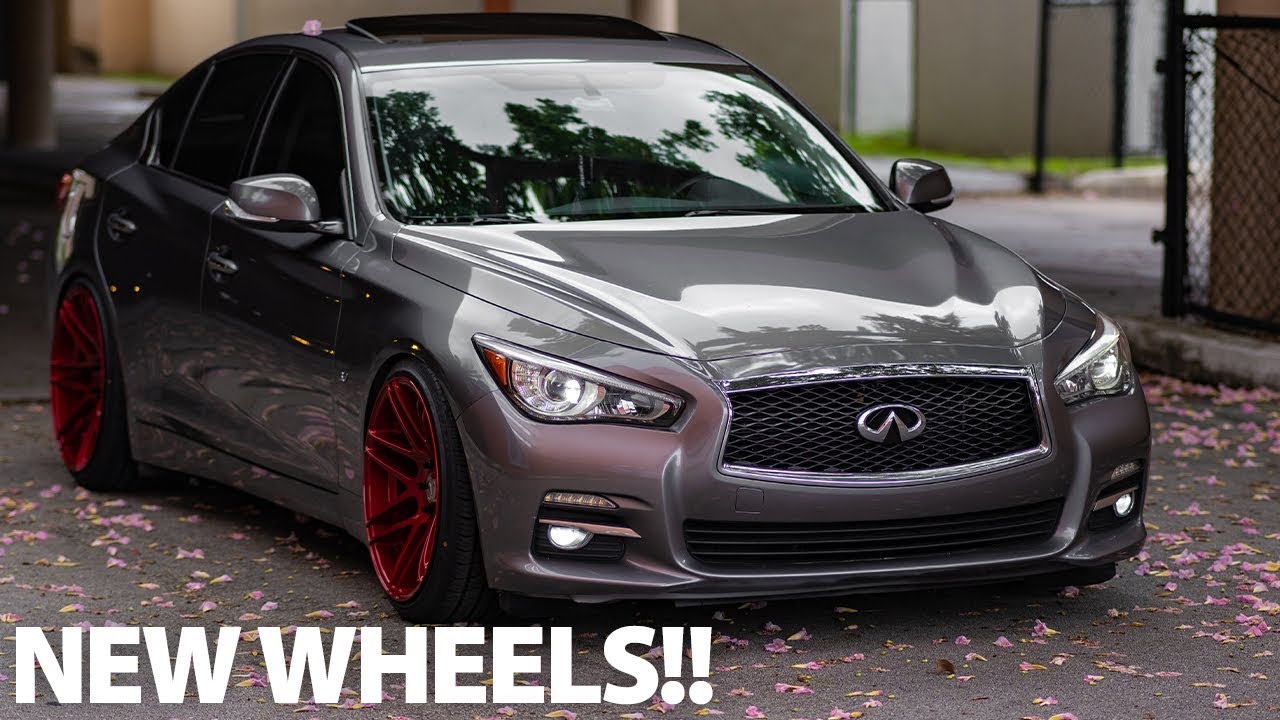 NEW WHEELS FOR THE Q50!! - Forgester F14 Super Deep Concave