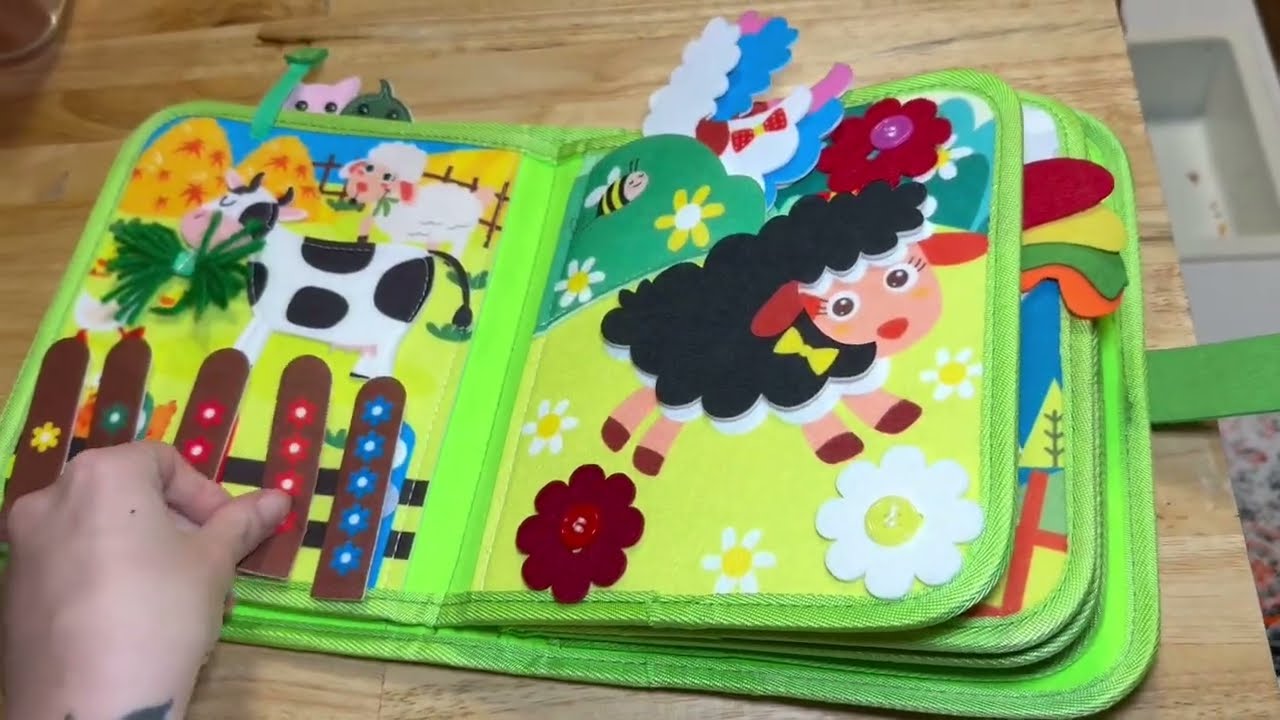 Busy Book for Toddlers 1-3 - Montessori Style! | Fun and Easy Homeschooling tool #amazoninfluencer