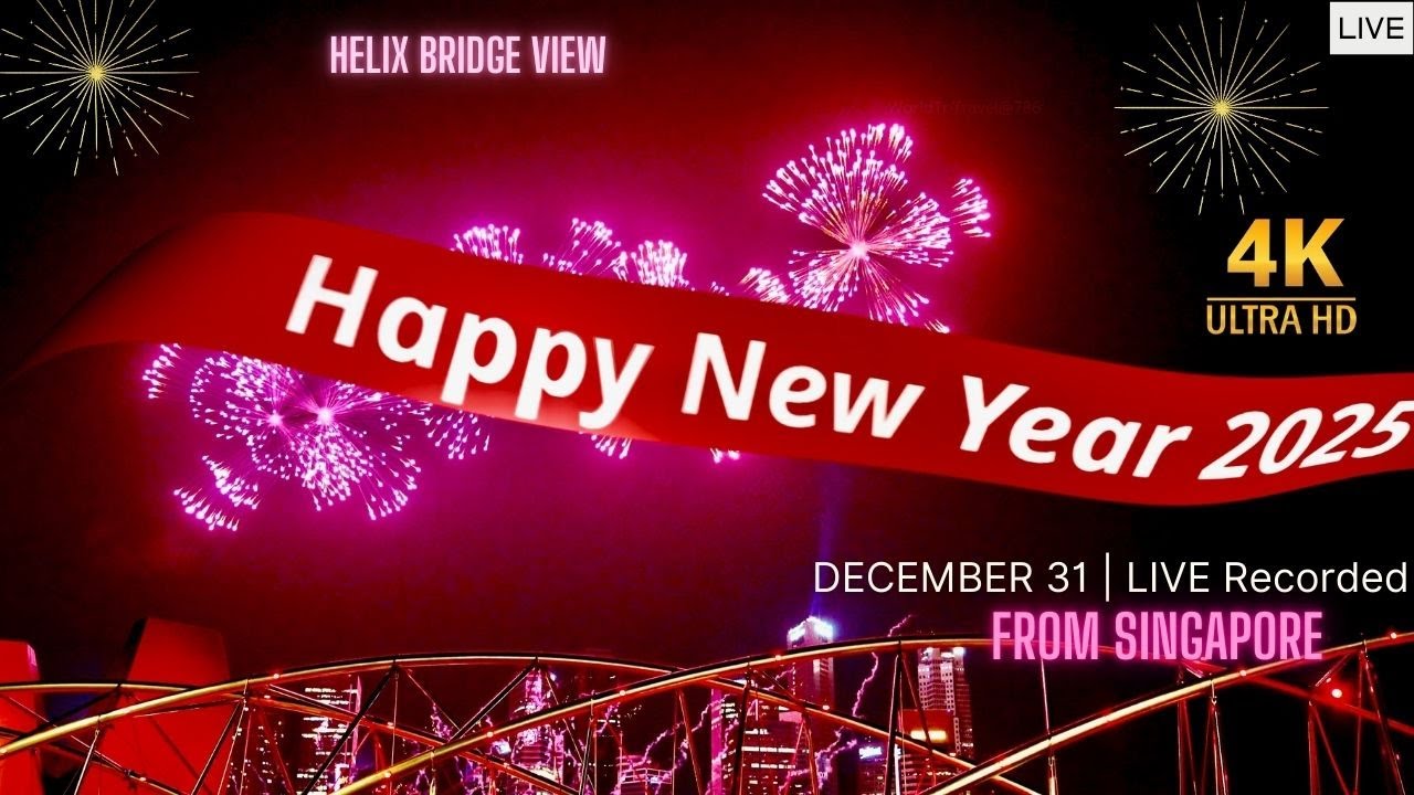 New Year  Fireworks at Marina Bay | Singapore Celebration with @WorldToTravel786