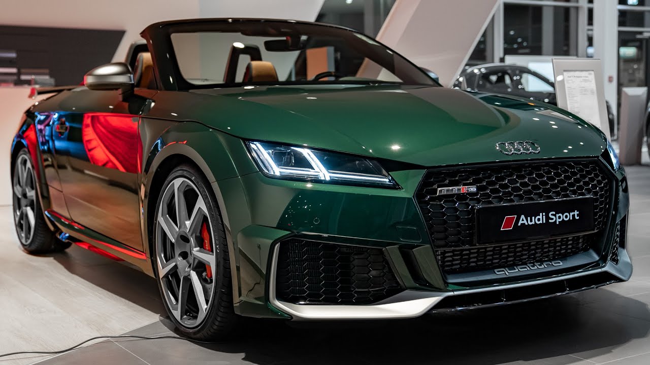 2023 Audi TT RS Roadster (400hp) in goodwood green pearl effect - Interior and Exterior Details