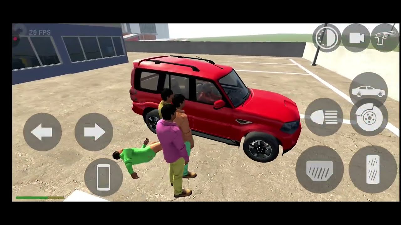 Indian baker gaming Franklin, new security guard. American security guard. New video gaming