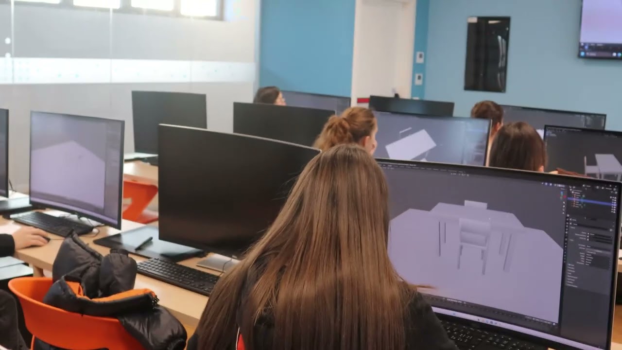 Masterclass di Computer Grafica 3D presso ITS Apulia Digital Bari, organizzato da Casa Rubik ETS.