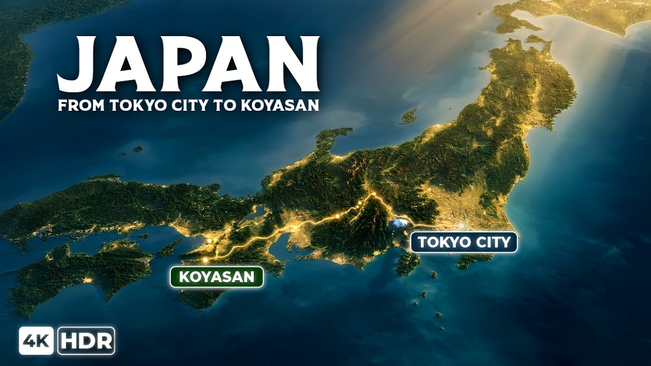 Священный маршрут Японии | 20 захватывающих дух мест в формате 4K HDR