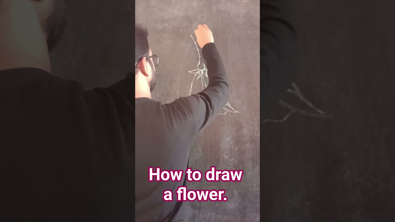 How to draw a nice flower step by step. 