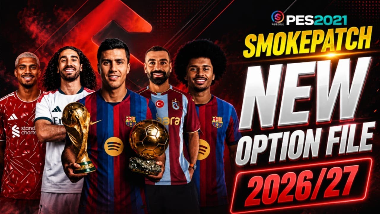 Pes 2021 Option File 2026/2027 | Patch 26/27 | Update | Smokepatch 21.4.5 v4