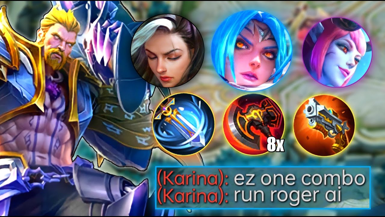 HOW TO EASILY COUNTER META ASSASSIN'S USING ROGER! | THE BEST ITEM TO VICTORY! | MLBB