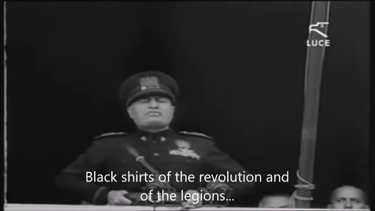 Benito Mussolini Declares war on Great Britain and France &ndash; June 10, 1940