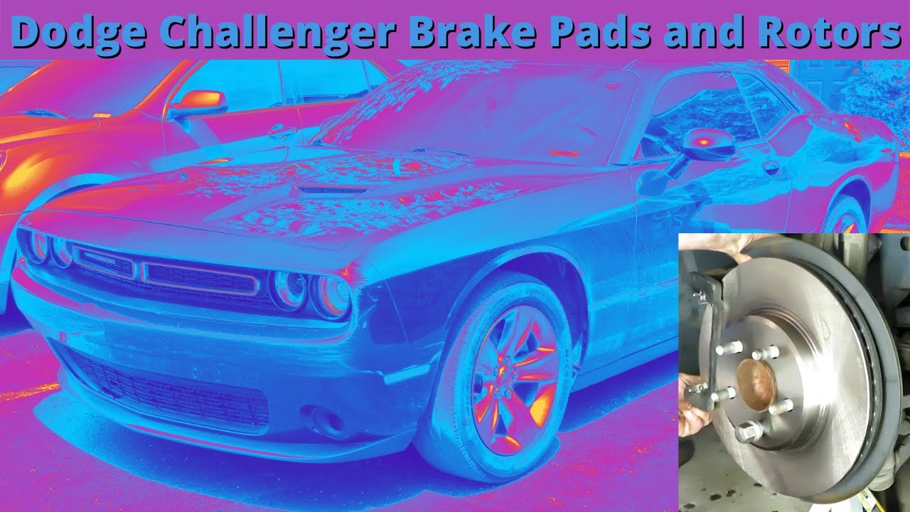 2008-2018 Dodge Challenger Front Brake Pads and Rotor Replacement