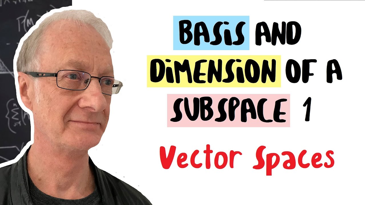 The basis and dimension of a subspace. Vector spaces