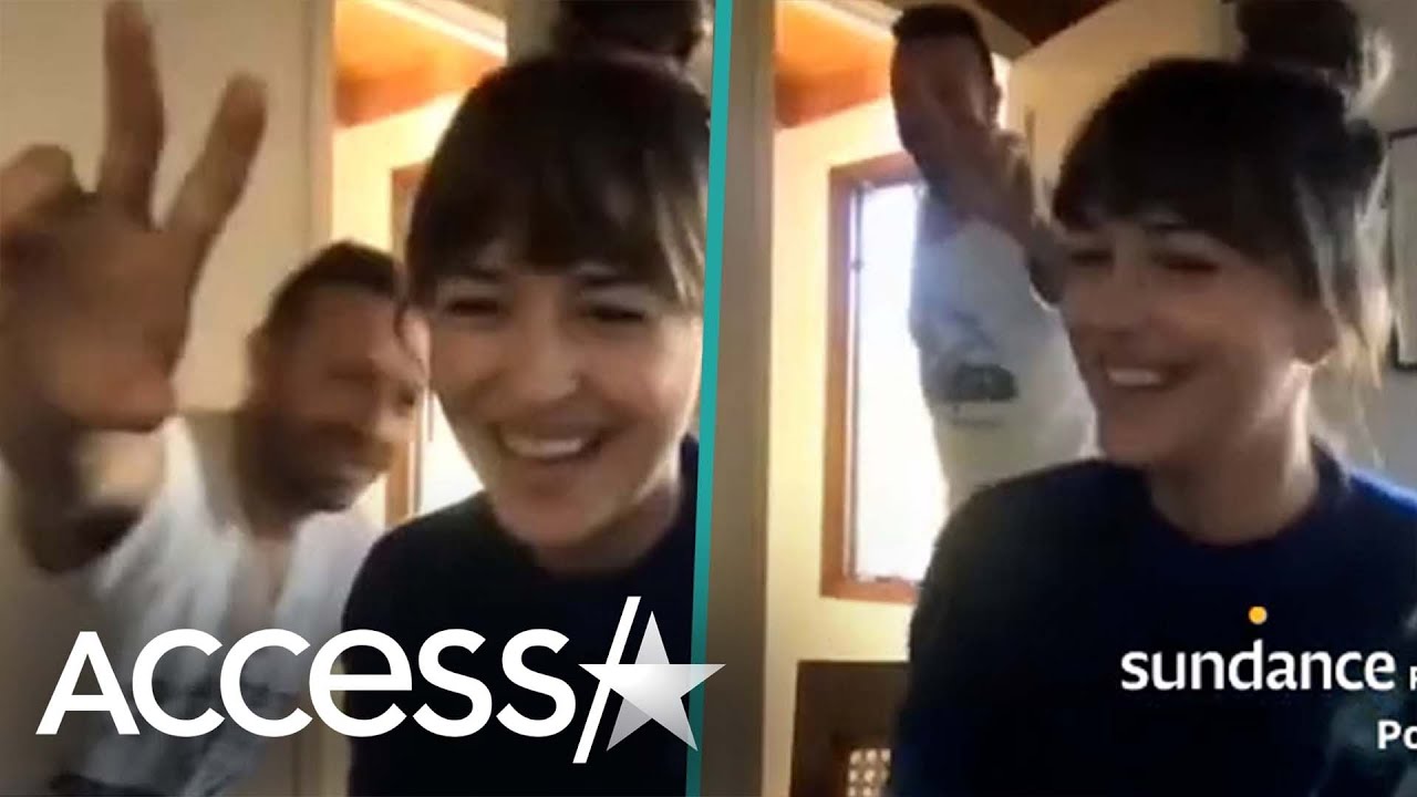 Chris Martin Makes Zoom Cameo w/ Dakota Johnson