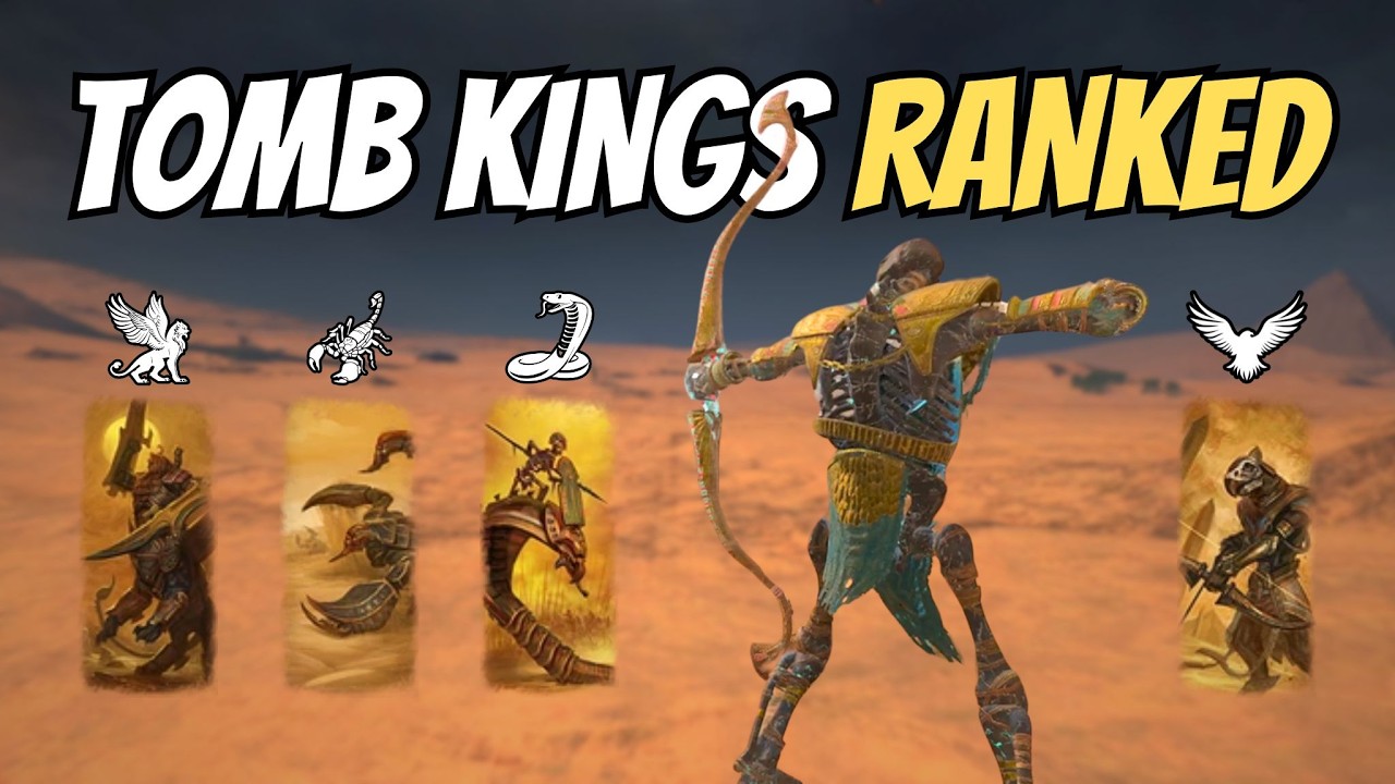 Which is the BEST Construct? Tomb Kings Units Ranked! | Total War Warhammer 3