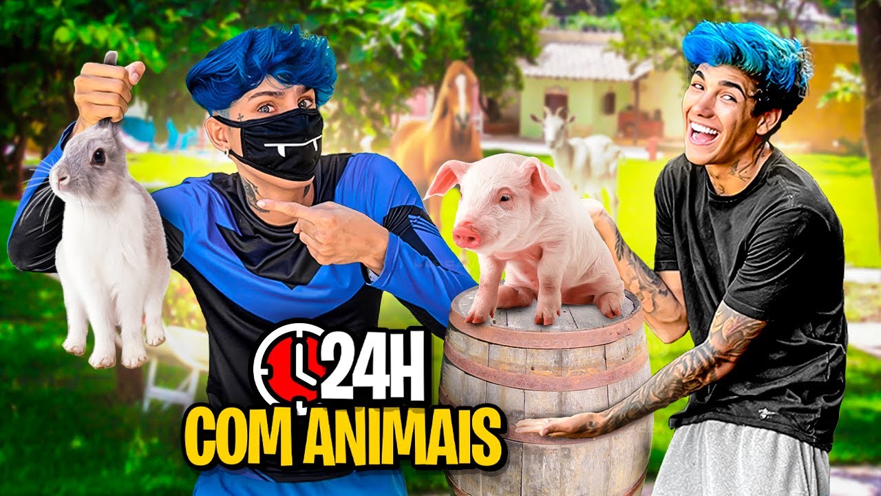 24 HORAS DE DESAFIOS EXTREMOS NA MANSÃO! *Animais exóticos