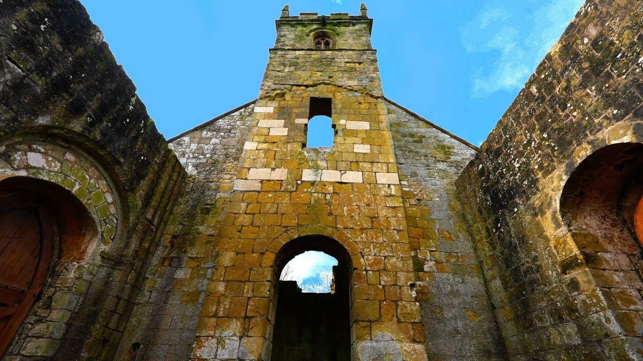 Deserted Village and the old pump house - Wharram Percy