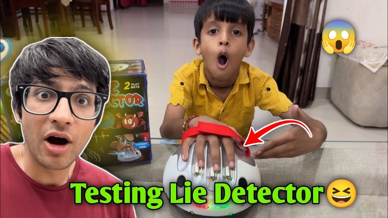 Testing Lie Detector😆//Sourav Joshi Vlogs