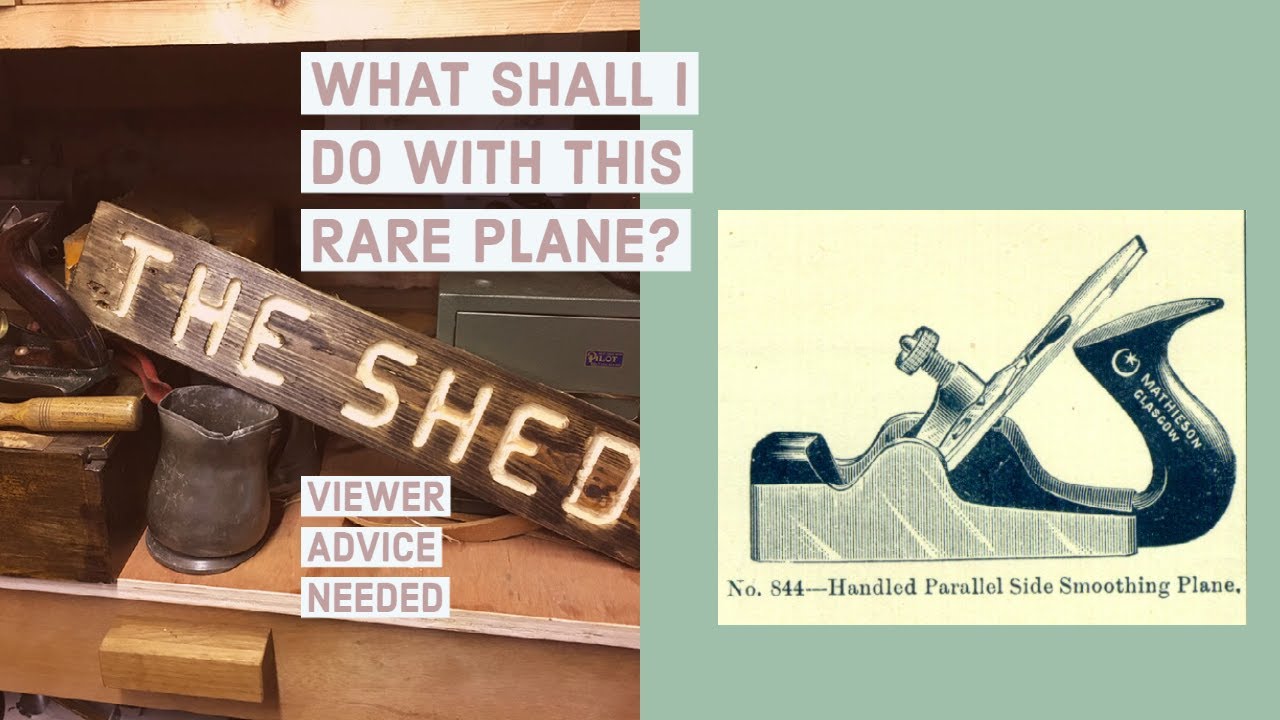 Rare Mathieson Infill Plane restoration help needed