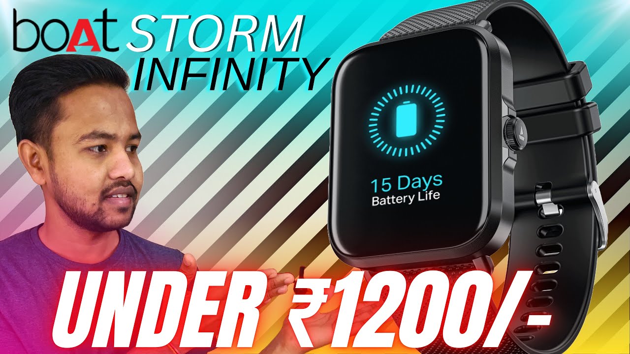 boAt Storm Infinity : Only Rs.1199/- 15 Days Backup | Smartwatch Under 1500 In 2025 @Techywood