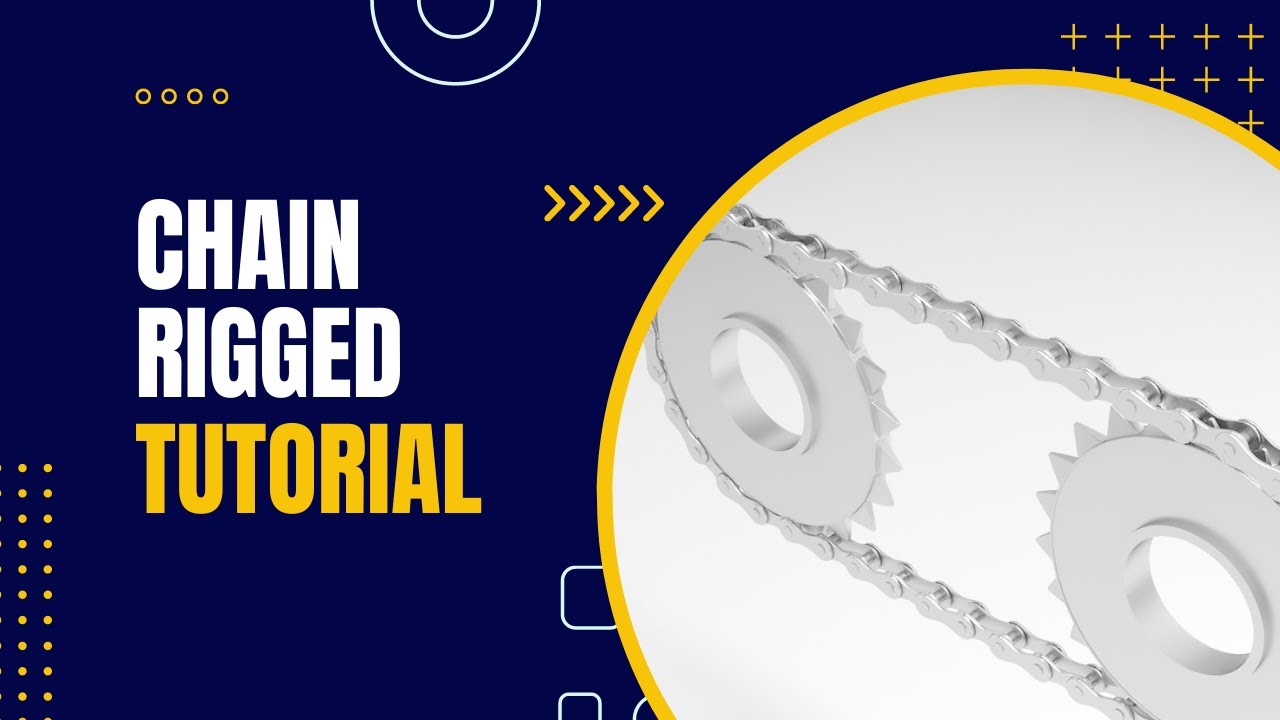 Chain and Sprocket Mechanism Tutorial | 3D max | Rigged | Animated