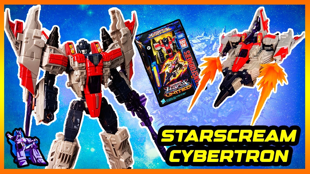 Cybertron Starscream de Legacy United. Más figuras así Hasbro 🙏​