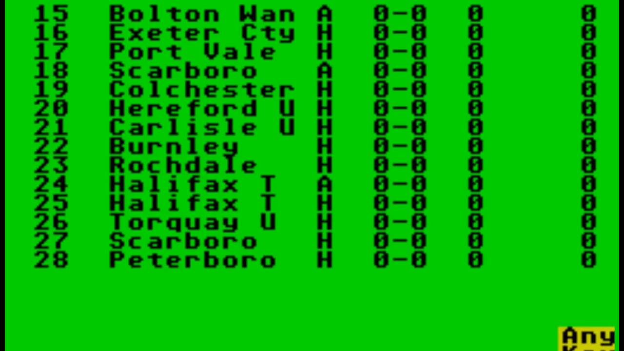 On The Bench (ZX Spectrum)
