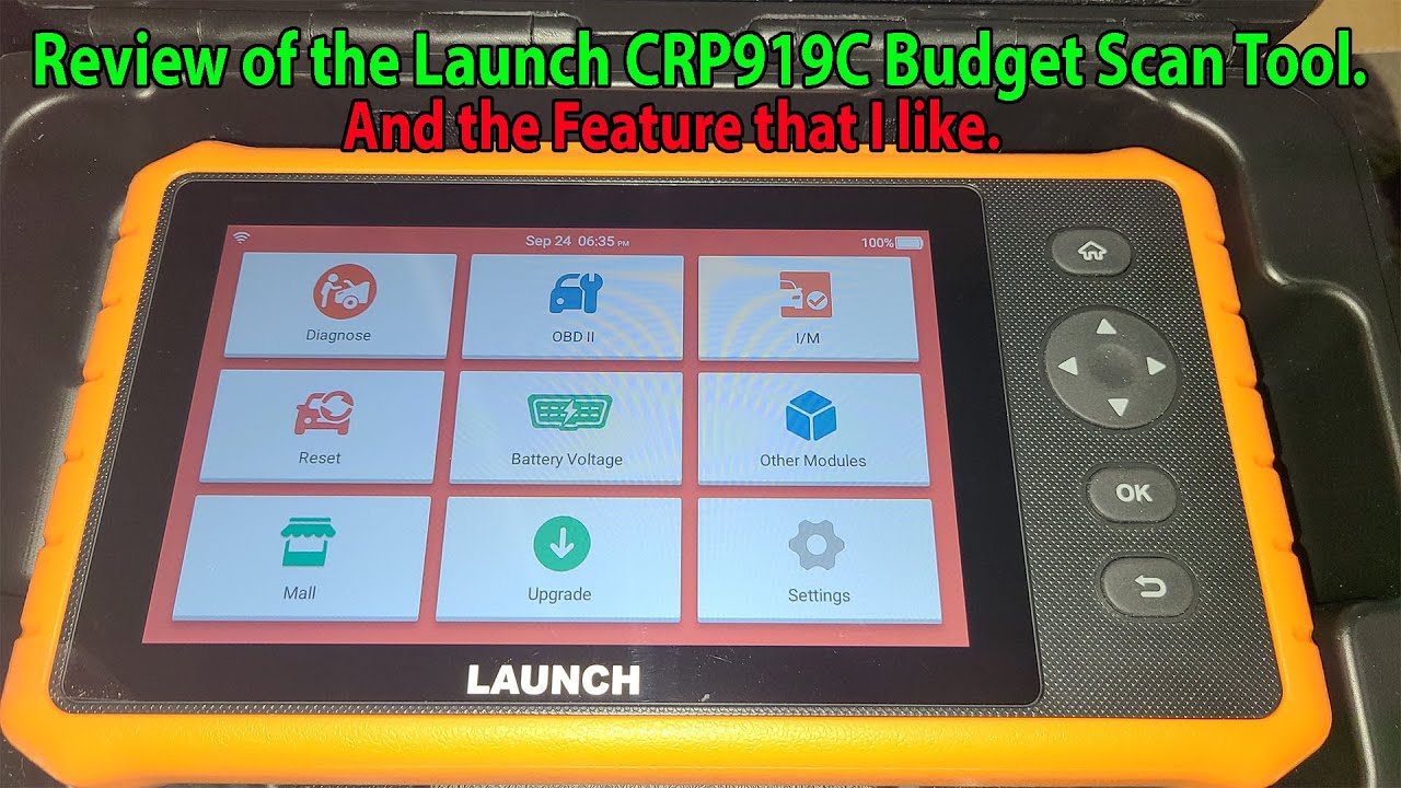 Review of the Launch CRP919C and the Feature that I like.