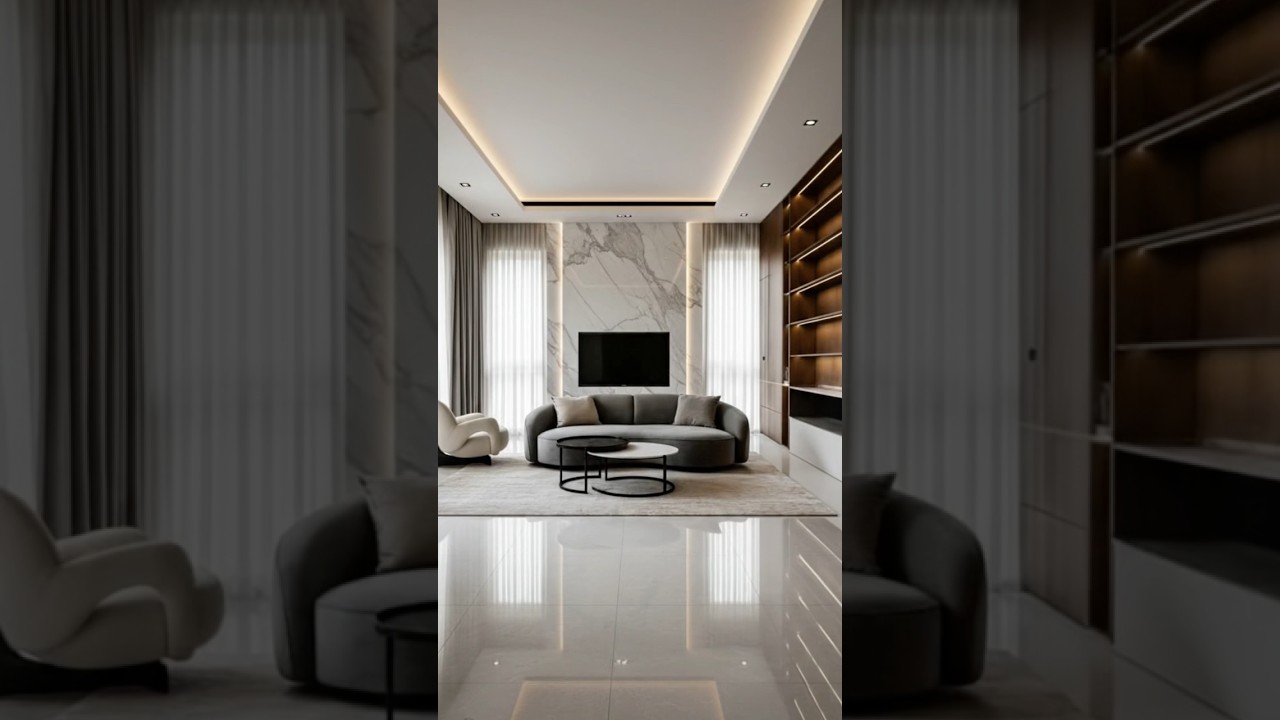 Italian Modern Luxury Living Room — Calm, Clean, Timeless