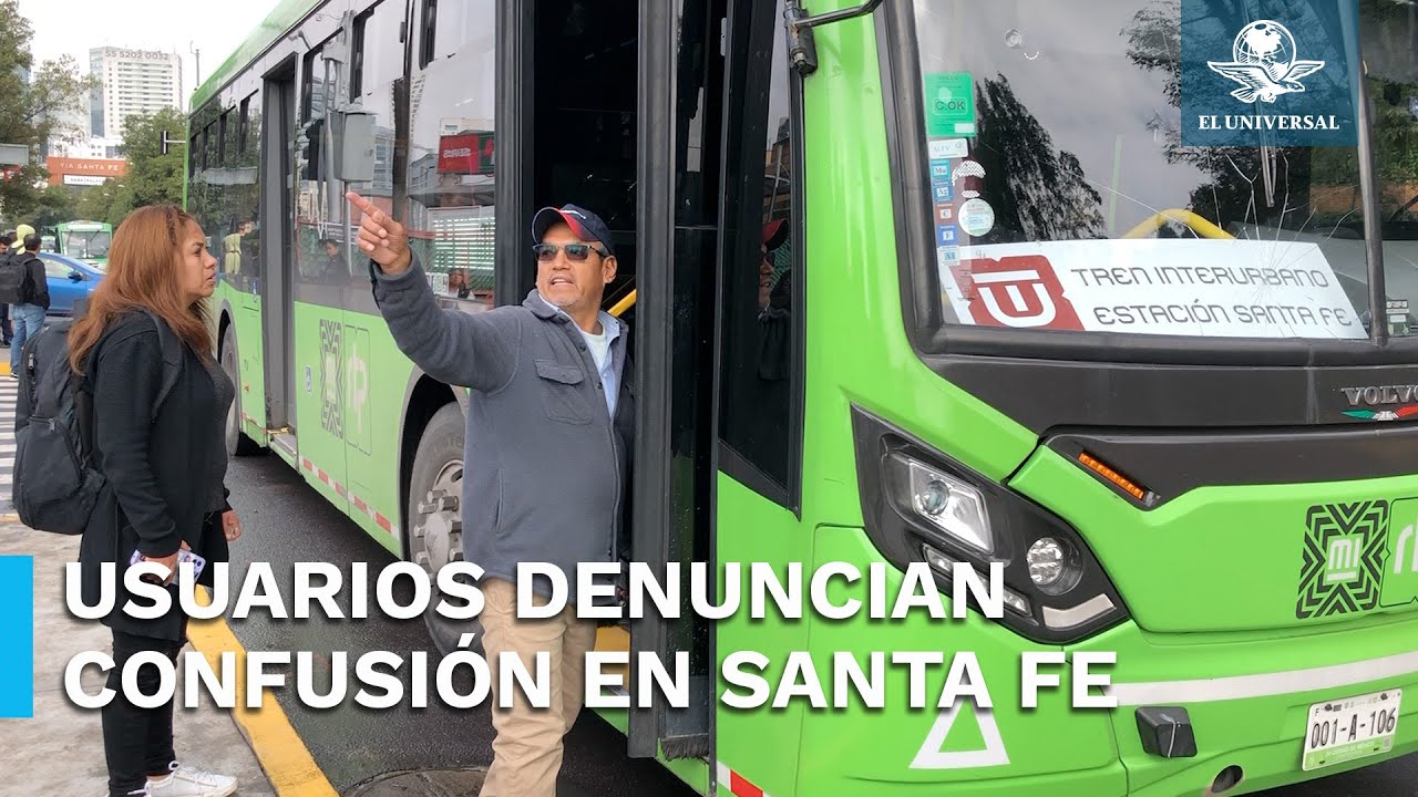 Obras y señalización genera confusión a usuarios en la estación del Tren Interurbano México-Toluca