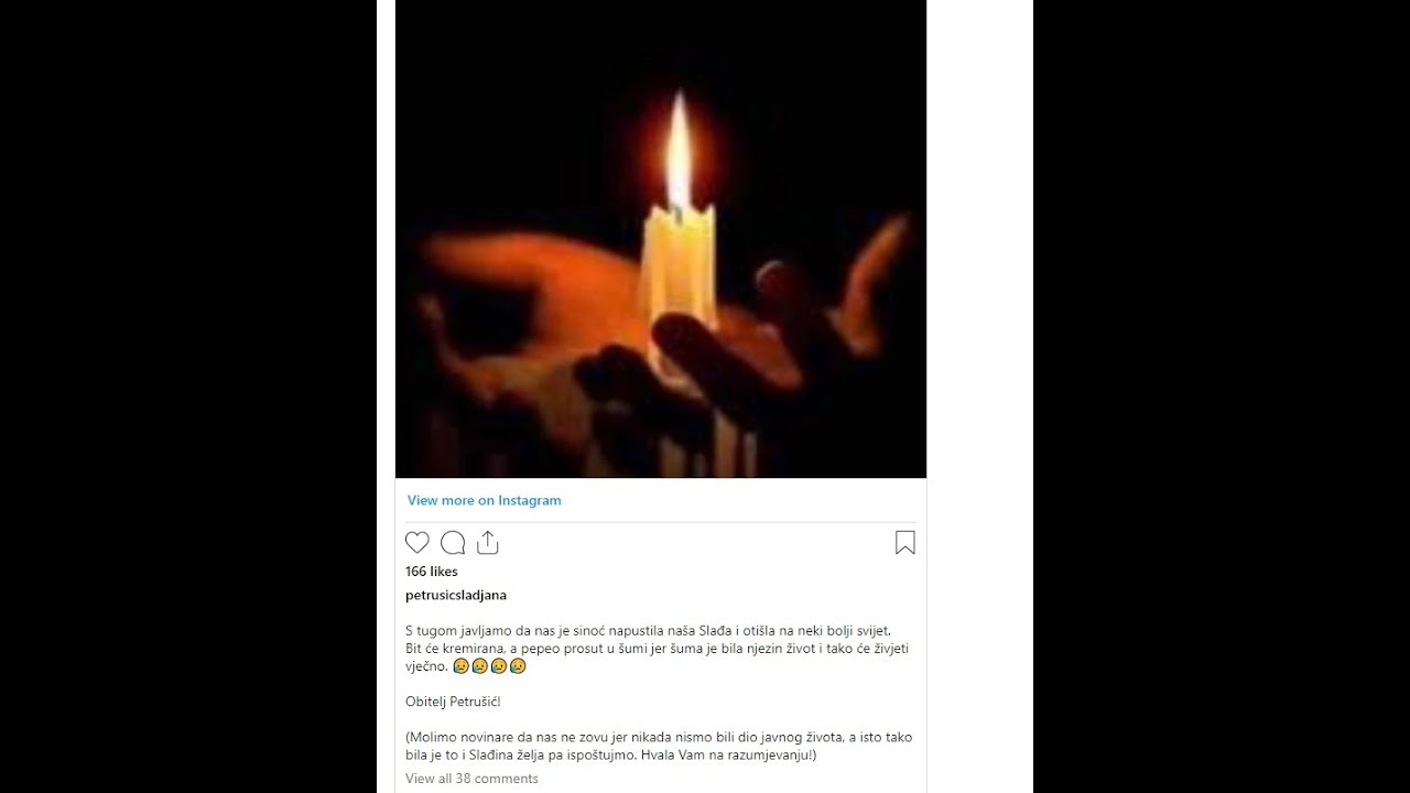Sladjana Petrusic preminula!?
