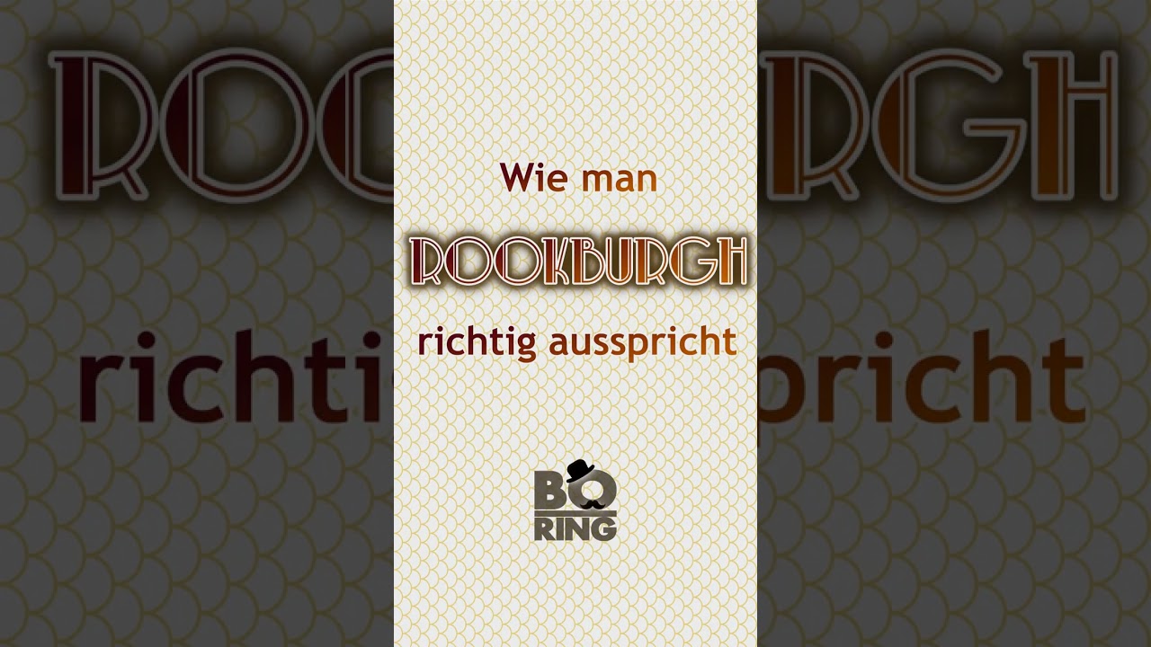 Rookburgh richtig aussprechen | F.L.Y. | 