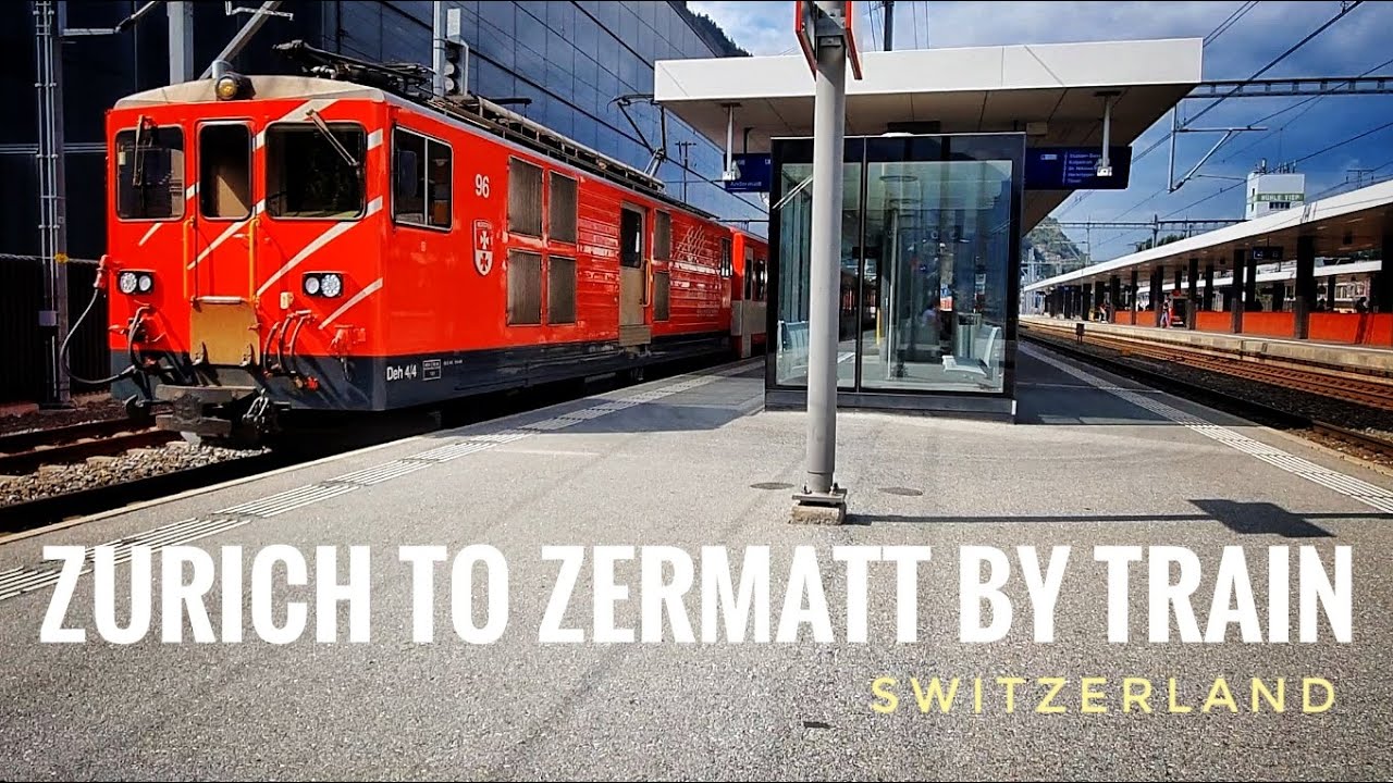 TRAVELING POST-PANDEMIC 2021 | UNCUT | ZURICH TO ZERMATT BY TRAIN | SWITZERLAND | FULL TRAIN RIDE