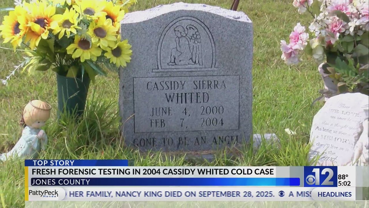 New forensic testing underway in Cassidy Whited case