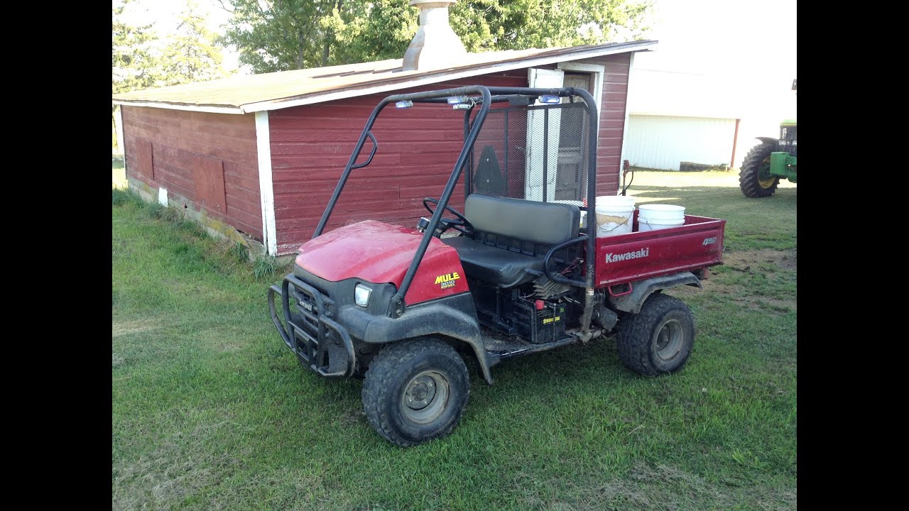 How to operate a UTV (Kawasaki Mule 3010 Diesel)