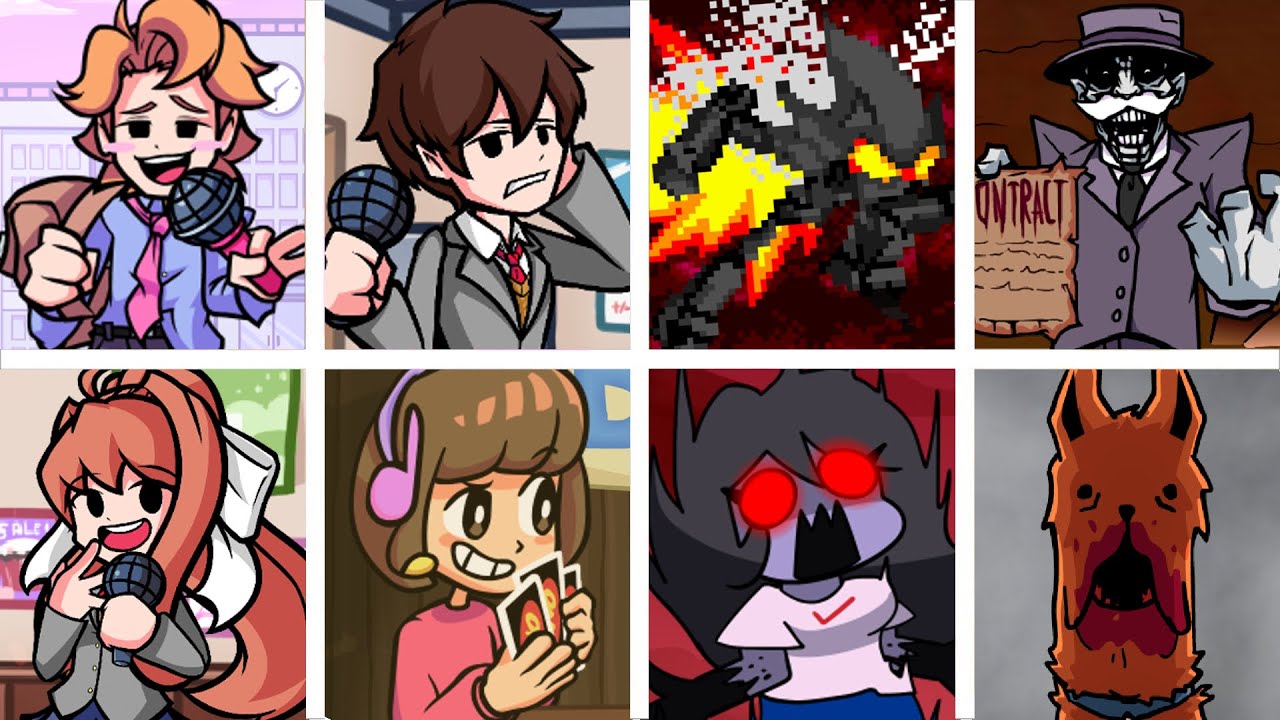 Wilted but Every Turn a Different Character Sings 🎶 (FNF Wilted but Everyone Sings It)