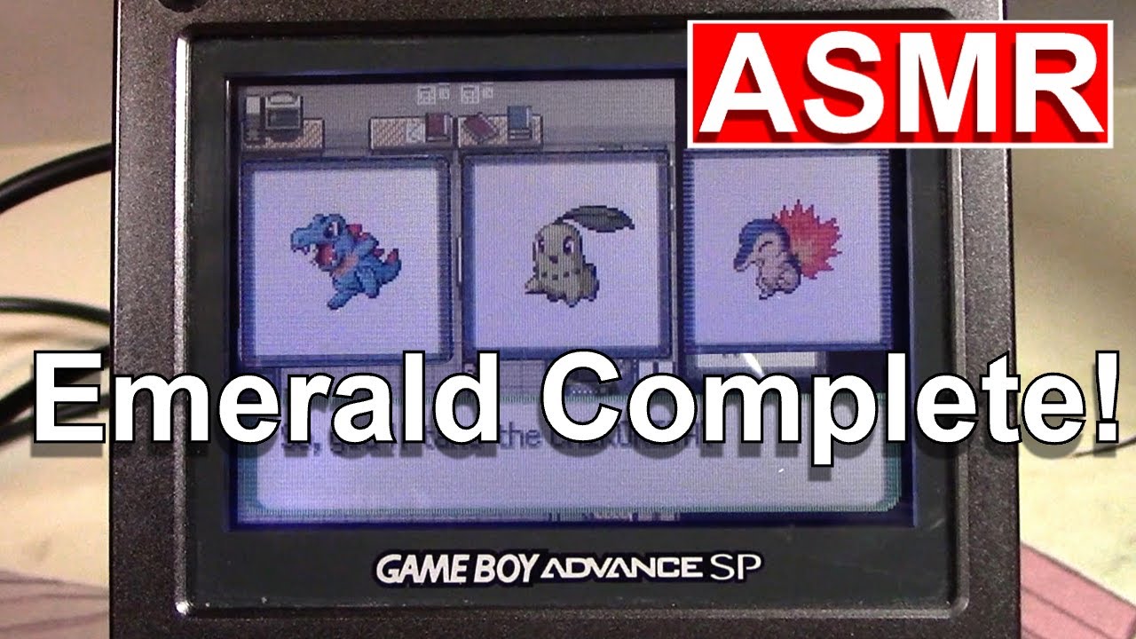 [ASMR] Emerald Pokedex DONE: We Pick a Johto Starter