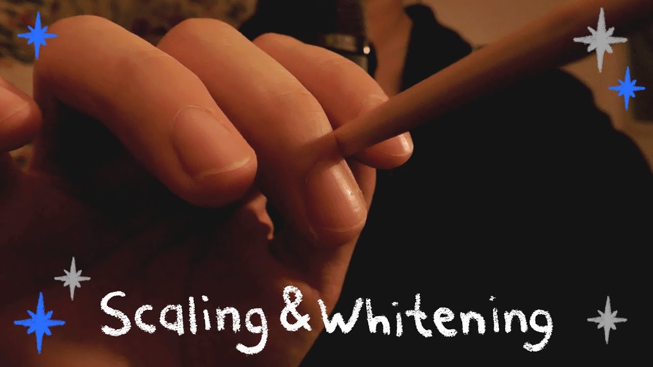 🍯ASMR 긁긁 치석제거와 치아미백 롤플레이 | 치과 단어반복 입소리 카메라터칭 | Dental Scaling And Teeth Whitening | Talking + SUB